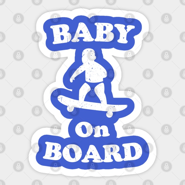 Baby On Board (Distressed) [Rx-Tp] Sticker by Roufxis